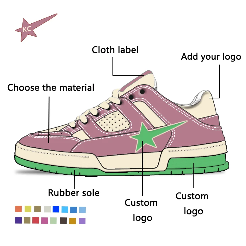 Design Your Own Shoes China Custom Logo Suede Sneaker Men Walking Style Casual Trending Plain Shoes