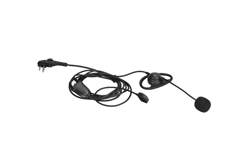 RISENKE AC81 two way radio, transparent container plastic air cylinder security headset for sepura