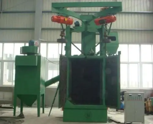 Q37 Rims and Brake Pad Hook Type Shot Blasting Machine