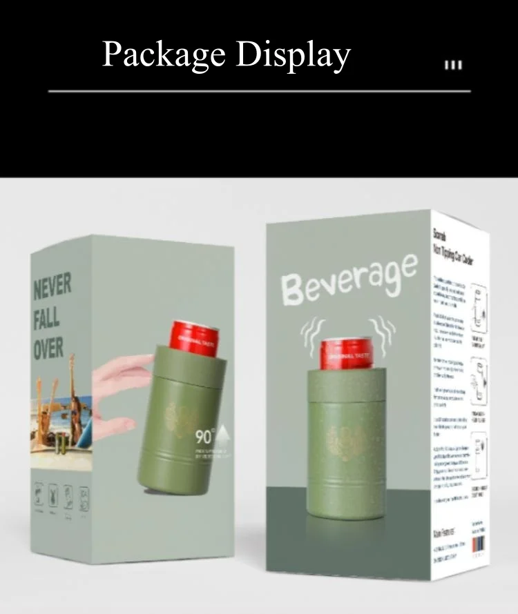 Custom Stainless Steel Double Wall Vacuum Insulated 12oz Cans Cup Cooler Non-tipping Can Cooler Beer cola