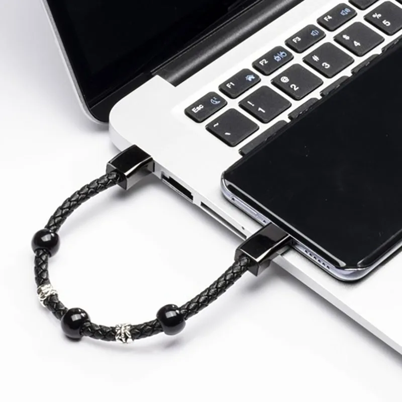 USB Cable Bracelet Wristband Band Charging Data Charging Cord USB Bracelet Charge For iphone Android Type C