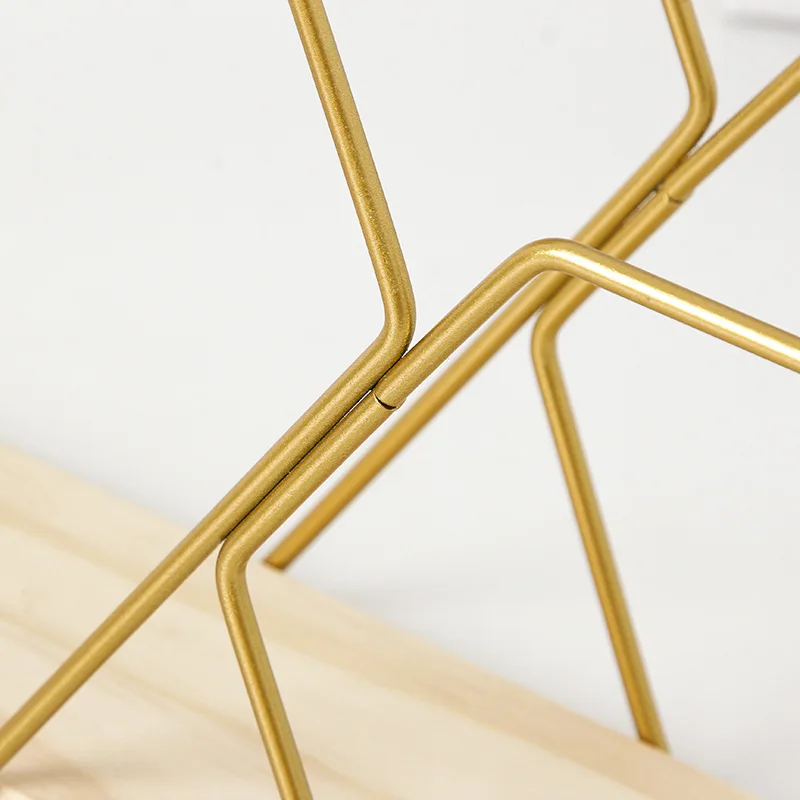 2pc Nordic Iron Wooden Wall Hanging Shelves Metal Floating Shelf Kitchen Cabinet Organizer Display Decorative Wall Rack