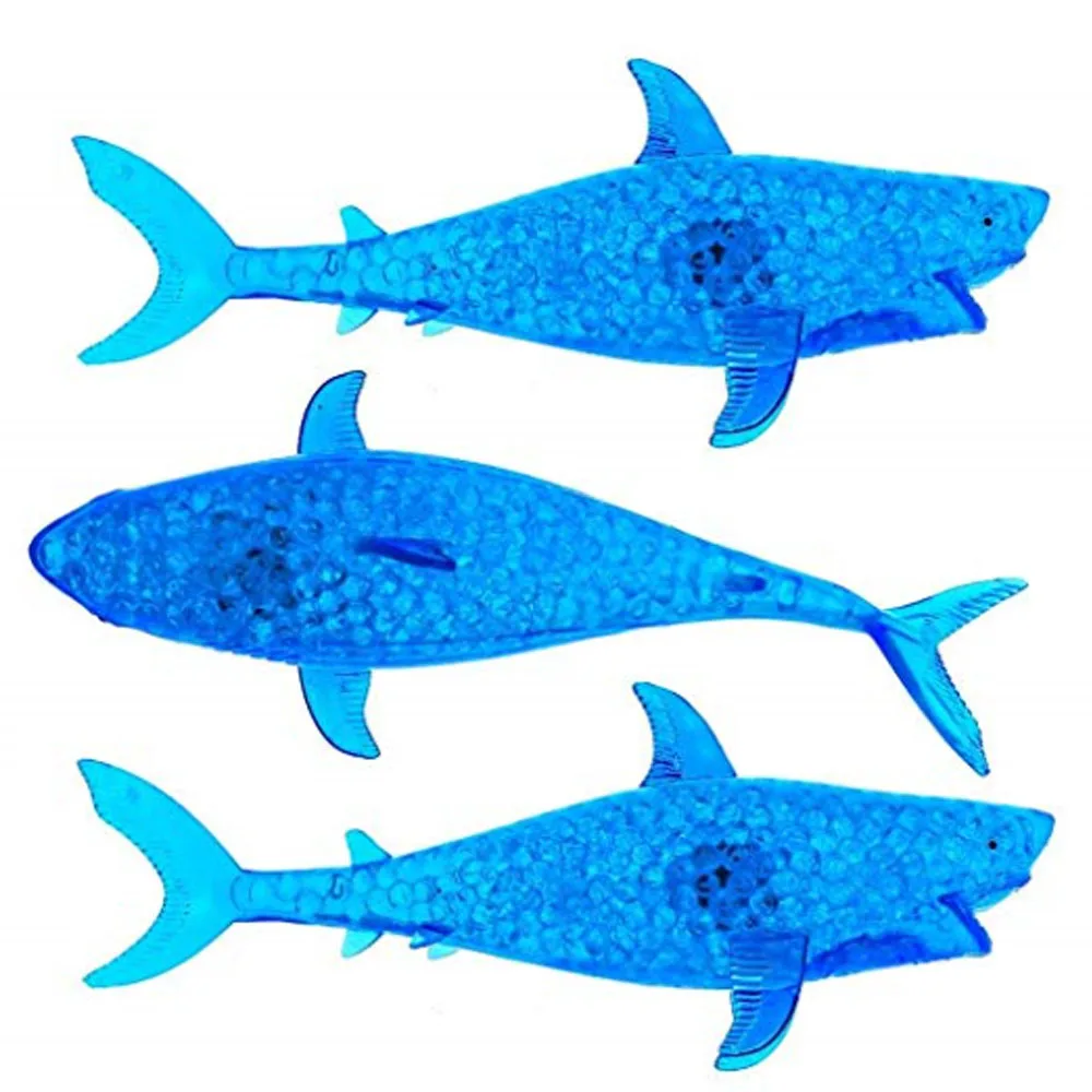 
BX206 Newest Dolphin/Shark Slow Rising Squishy Toy, Spongy Dolphin Bead Stress Ball Toy Squeezable Squishies 