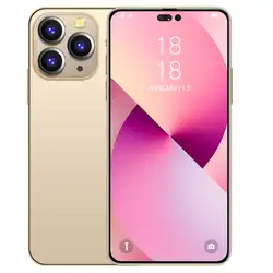 Original Authentic I14 Pro Max Clone 5g Mobile Phone Supports Face Recognition 3sim Card Global Version Smart Android Cell Phone