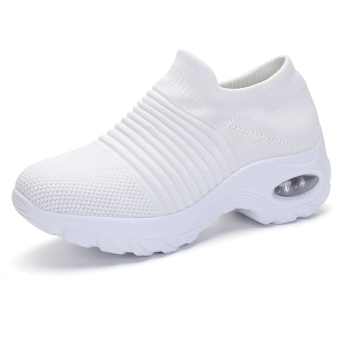 Women Platform For Chunky Sneakers Girls Jogging Shoe Ladies Tennis Air Cushion Sport Safety Thick Bottom Casual Jogger Shoes