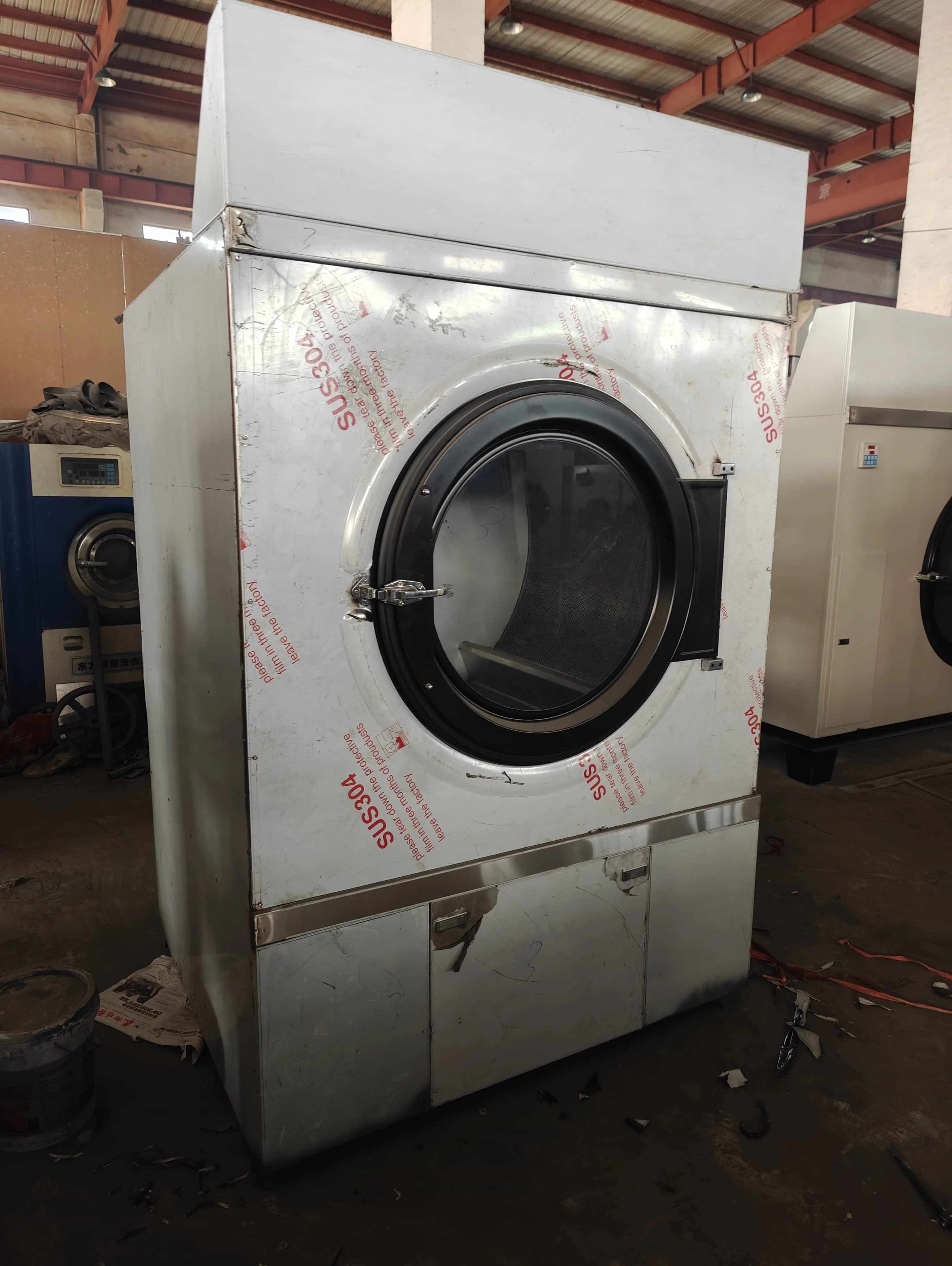 100kg Lar Capacity Commercial Drum Dryer Low Noise and Stable Operation with New Textile Motor Engine for Washers