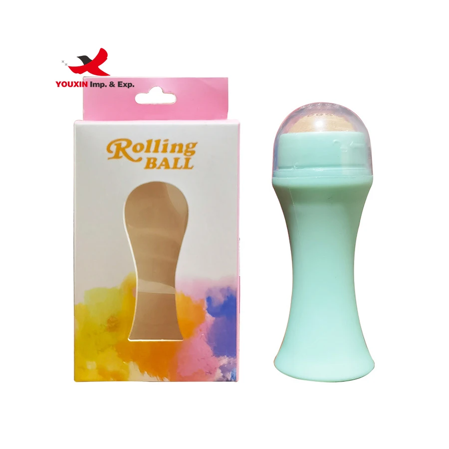 Hot Sale Face Oil Control Roller Reusable Massager Facial Skin Care Tools Natural Volcanic Stone Oil Absorbing Roller