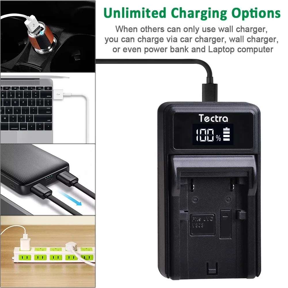 BN-VF808 BN VF808 BNVF808 VF815 VF823 SB-LSM80 LSM160 LSM320 LCD USB Single Charger for JVC GZ-MG130 GZ-MG131 MG132 MG133