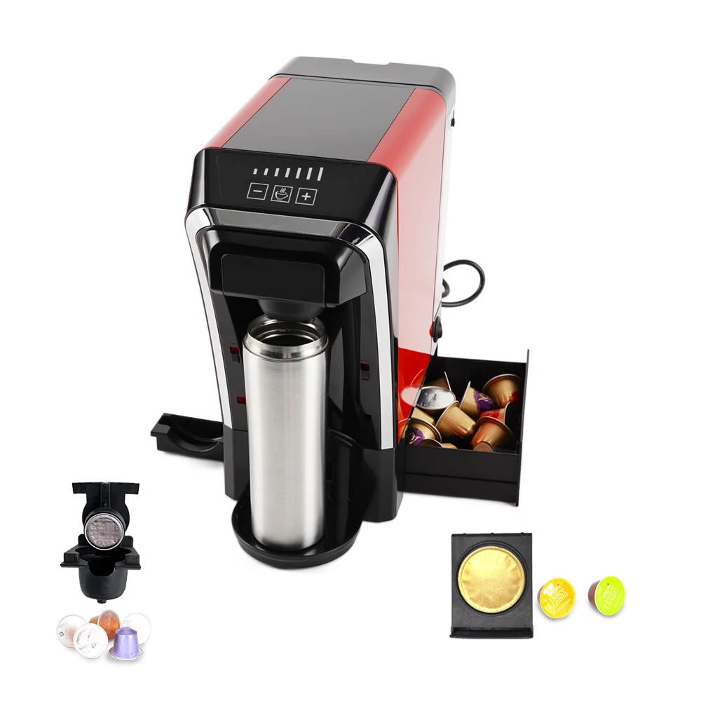 20-Bar Pressure Italian-Style Multi-Capsule Coffee Machine  Versatile for NESPRES Dolce Gusto  Ground Coffee