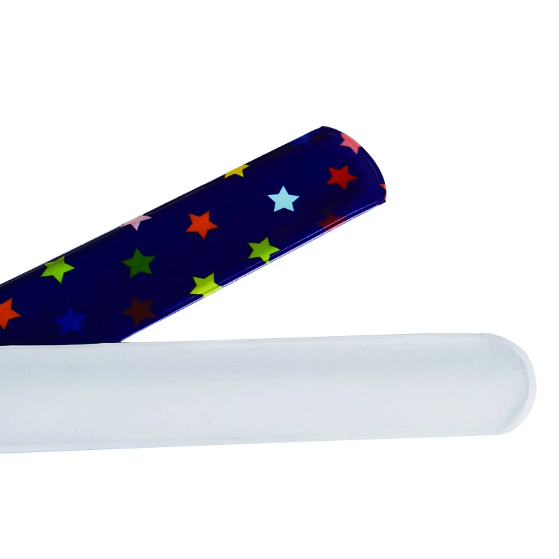 
Beaded bracelet silicone custom reflective kids chop slap band wristband bracelet watch bulk 