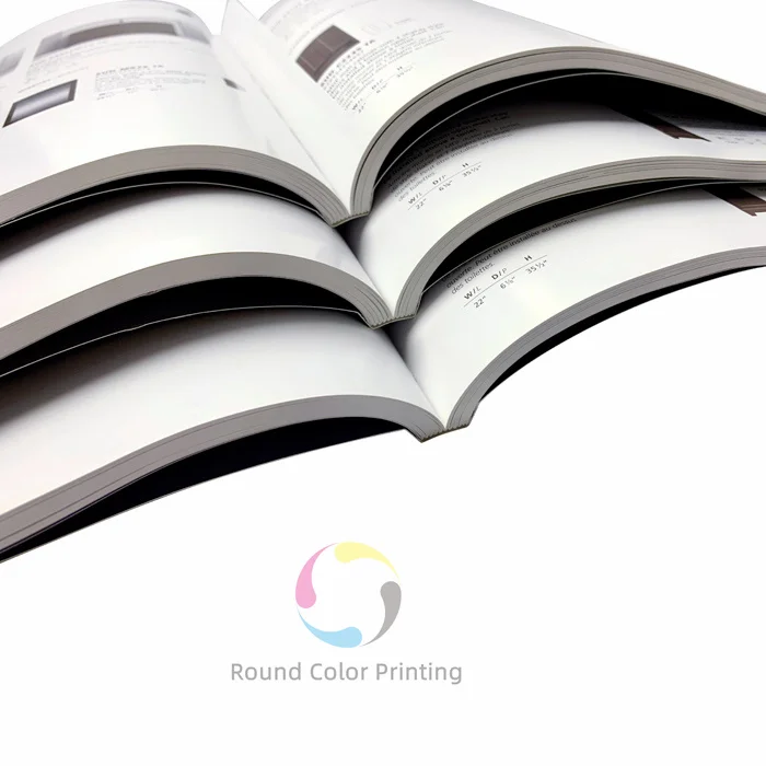 Round Color Printing factory cheap perfect binding type book printing