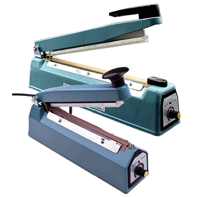 Portable  Packing Machine 400mm Iron Plastic Hand Press Heat Sealer