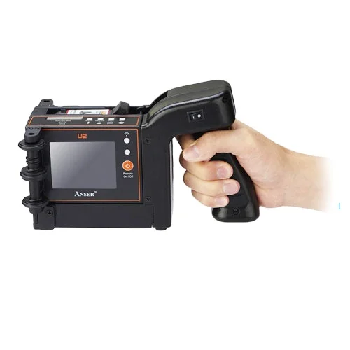 China Manufacturer Portable Expiry Date Continue Handheld Inkjet Code Solvent Ink Printer