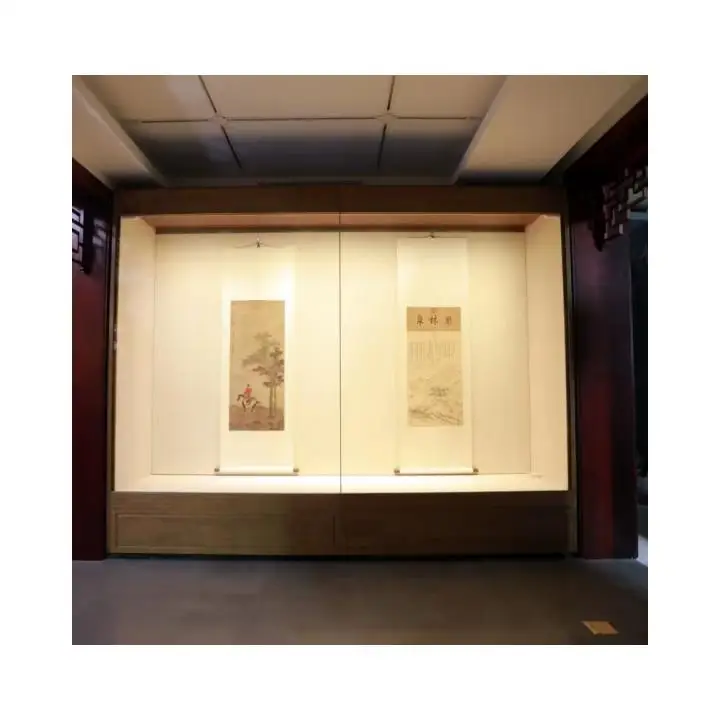 Hot-selling classic and practical museum cultural relics showcase window high-permeability glass museum art