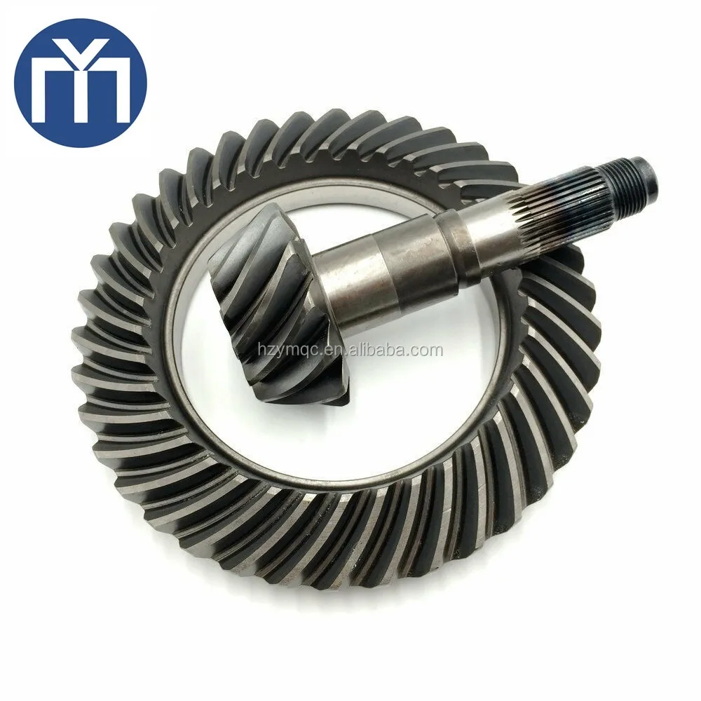T3500 9kg Rear Axle Transmission Spiral Bevel Gear Crown Wheel Pinion For Mazda
