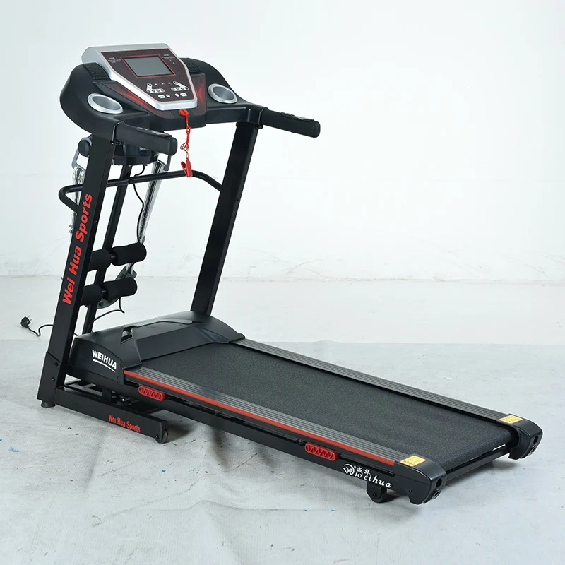 Доступная моторизованная беговая дорожка с ЖК-экраном-домашний тренажерный зал фитнес-бег машина с регулировкой скорости