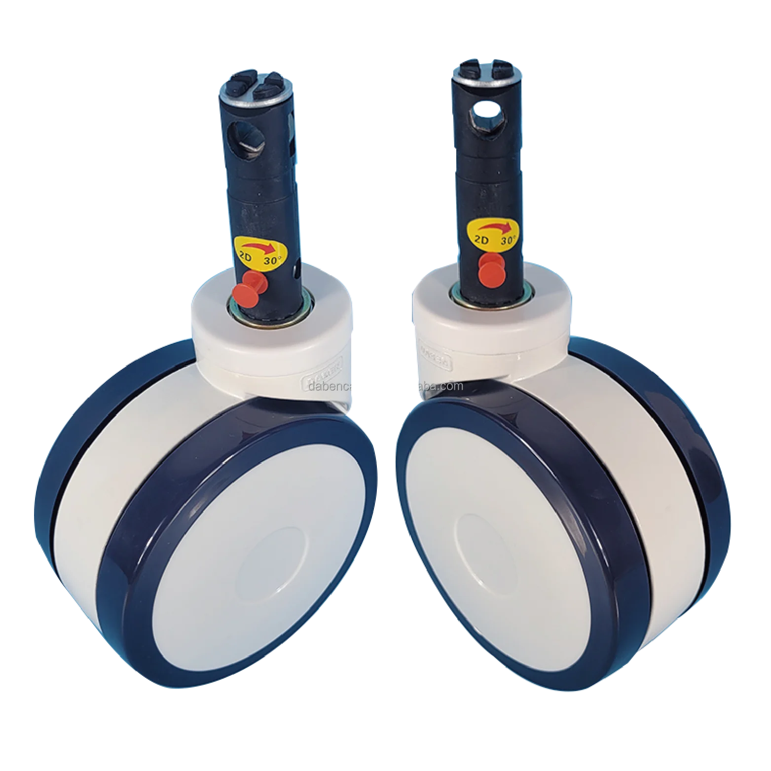 6 Inch central locking medical caster for Hospital Bed trolley Wheels