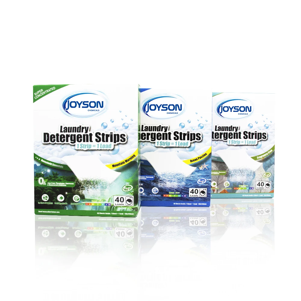 Biodegradable Washer Soap Strips Laundry Strip Detergent Sheet Laundry Detergent sheet