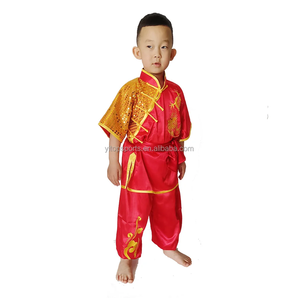Chinese traditional professional martial arts clothing for children performance