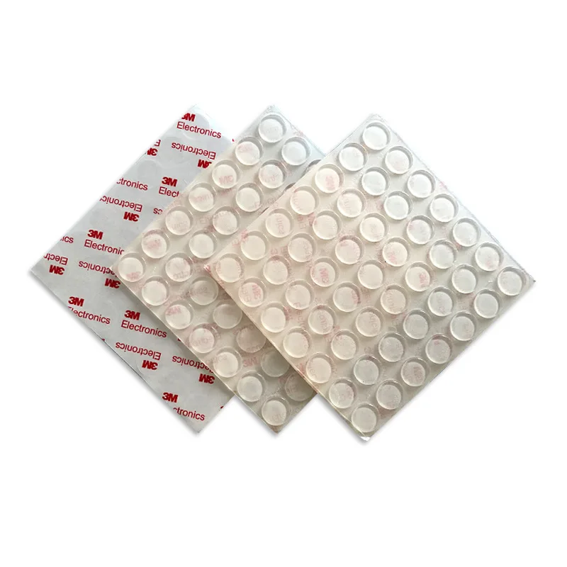 Door Bumpers Cabinet Buffer Pads Sound Dampening Clear Silicone Rubber Self Stick Feet Adhesive Bumper Pads SJ5302A