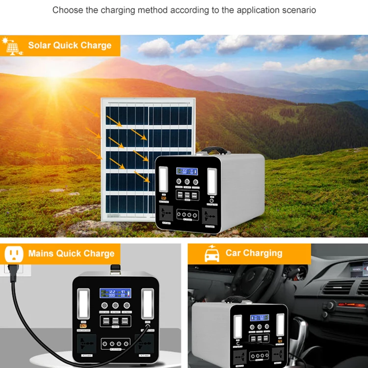 Portable Lithium Power Bank Supplies Lifepo4 Battery Portable Solar Generator Portable Power Station 1008Wh For Outdoor Camping