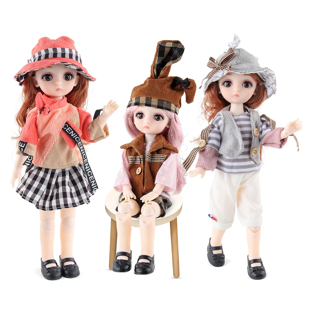 twelve constellations dress up pretend play toys Silicone Baby Doll Fashion Doll Toys Barbi Doll Set Toys Birthday Gifts