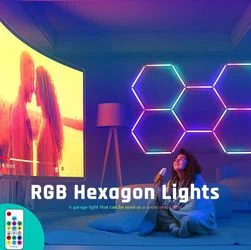 Wholesale Custom Safety Remote Control Hexagon Lighting Rgb Led Work Light 12V