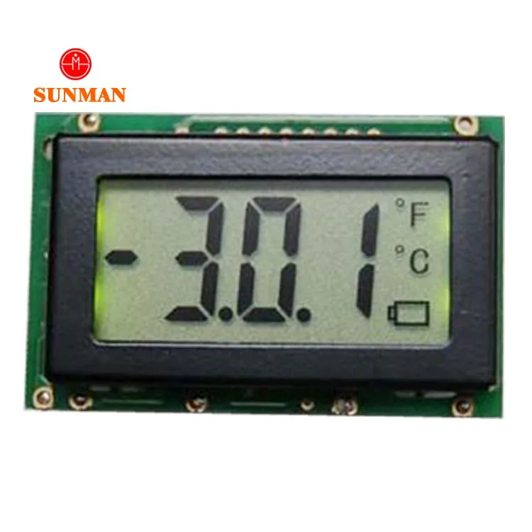 Китай продукт пользовательские 7 сегментный ЖК-модуль для отображения температуры