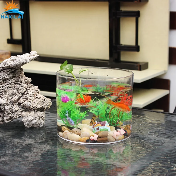 
NAXIALI Aquarium Live Fish High Quality Glowing Ocean Aquarium Acrylic Water Table Aquarium Acrylic Fish Tank 