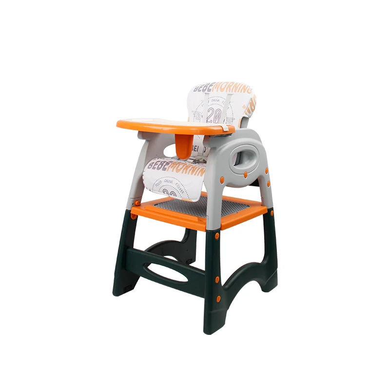 2022 unique adjustable height learning 3 in 1 kids plastic toddler baby booster dining eating feeding chair games chair