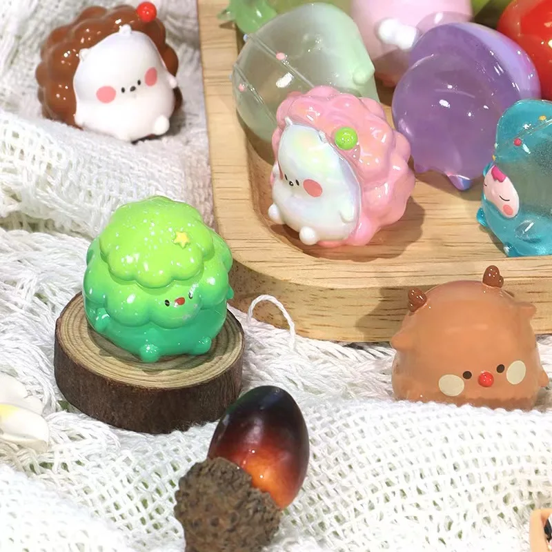 Forest Party Moe Pellet Blind Bag Gluttony Pup with Scent Cute Ornament Blind Boxes