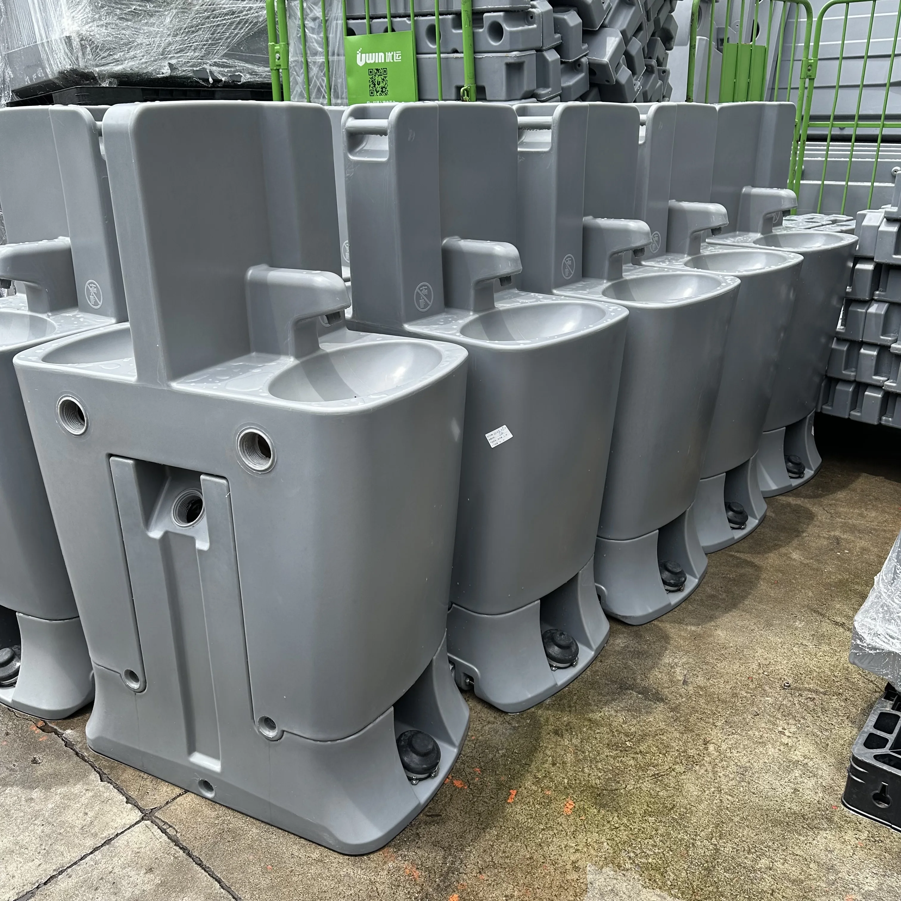 hand free wash station plastic products real production good to sea shipping container whole to sales foot opera