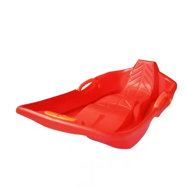 China Hot Sale Supplier Portable Downhill Winter Sports Plastic Snow Sled