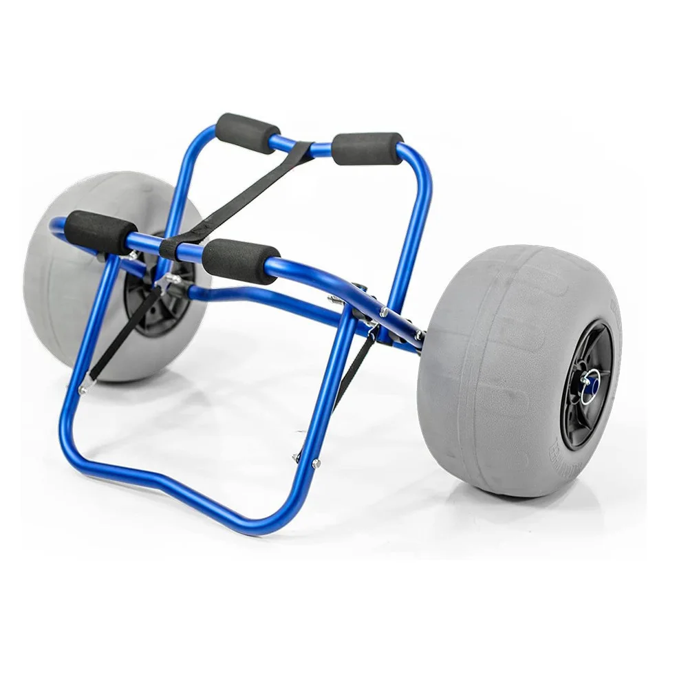  Ballonn колесами Тележка Для Каяка Heavy Duty Буле алюминиевая рама 12 дюймов Pu Лодочный