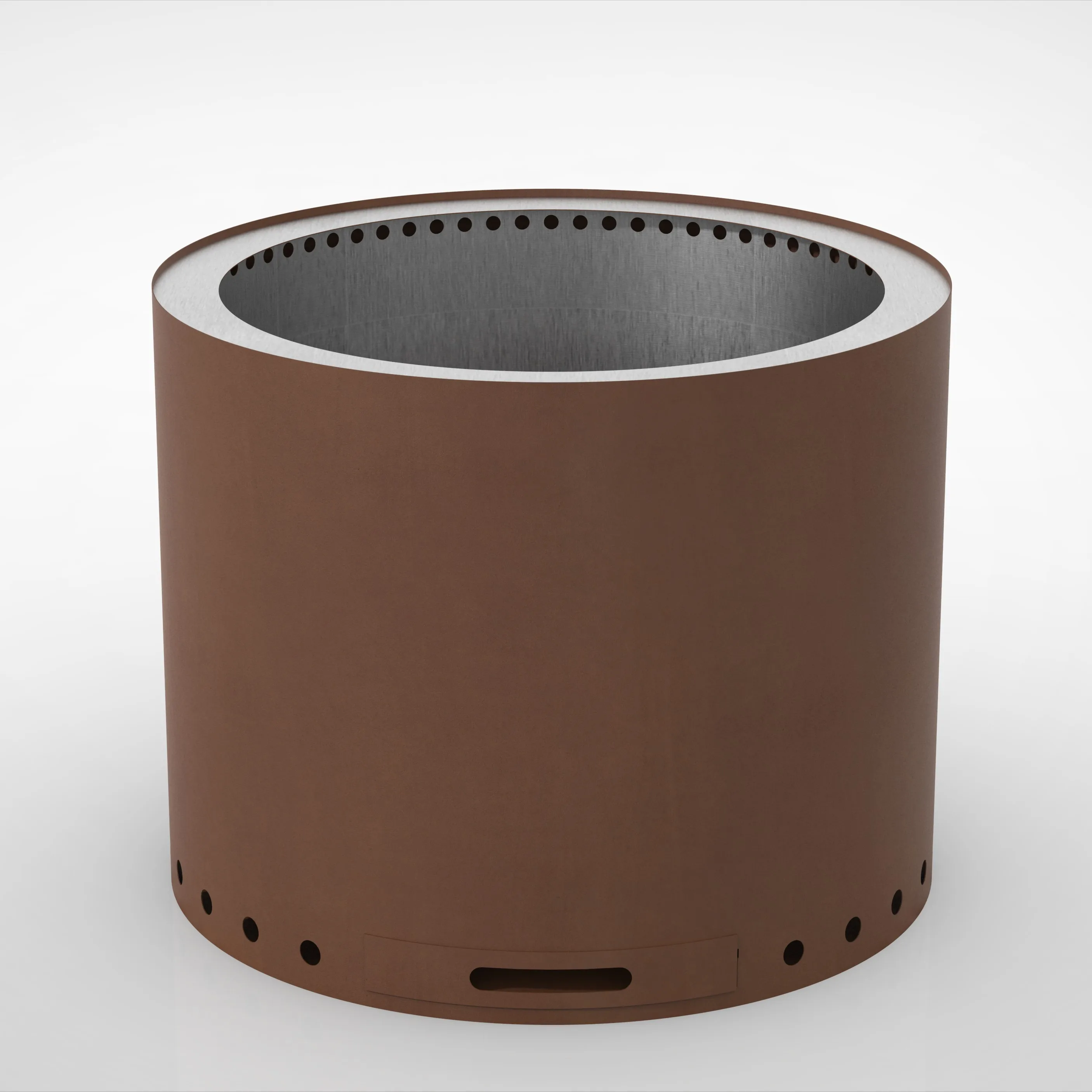 Kingjoy double layer smokeless corten steel charcoal fire pit