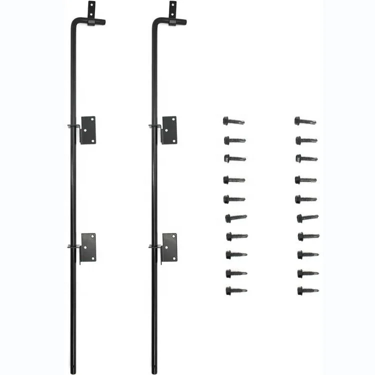 Vinyl Fence Heavy Duty Bolt Latch Door Drop bolt Door Gate Lock Fence