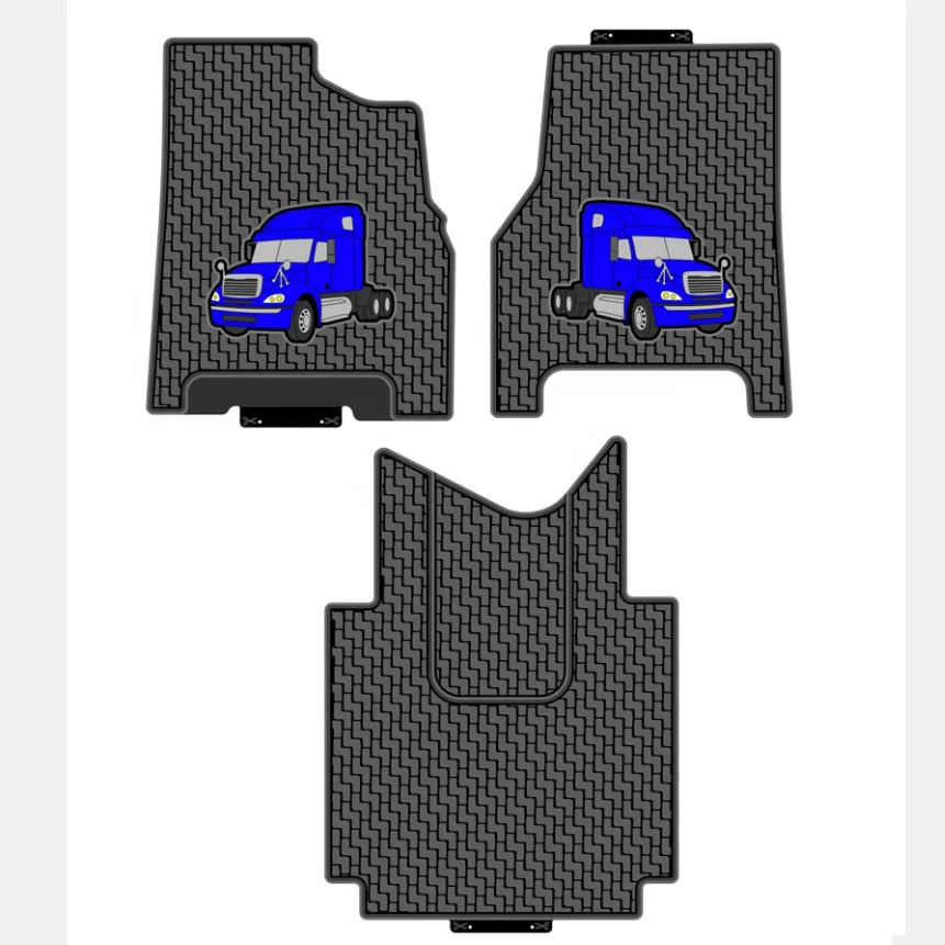 New design car mats truck floor mat for freightliner columbia CL112 CL120 century CST112 CST120  coronado CC114 CC122 CC132