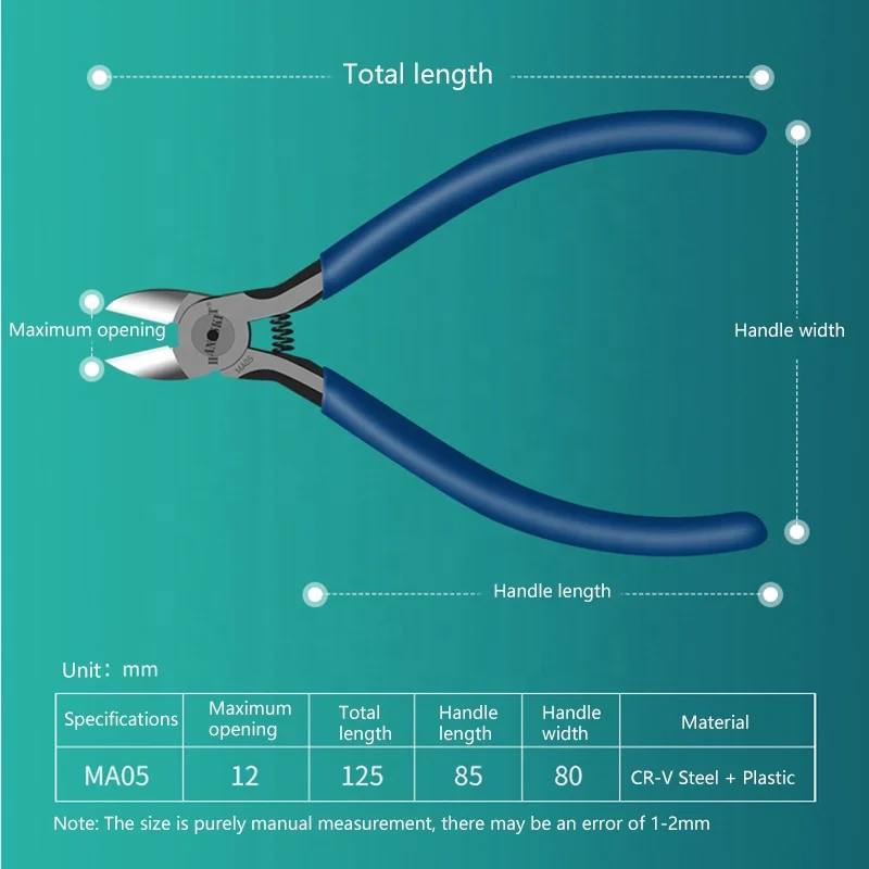 Hardened diagonal cutting pliers Skyasia electrician Nippers industrial grade small pliers cutting diagonal cutting pliers