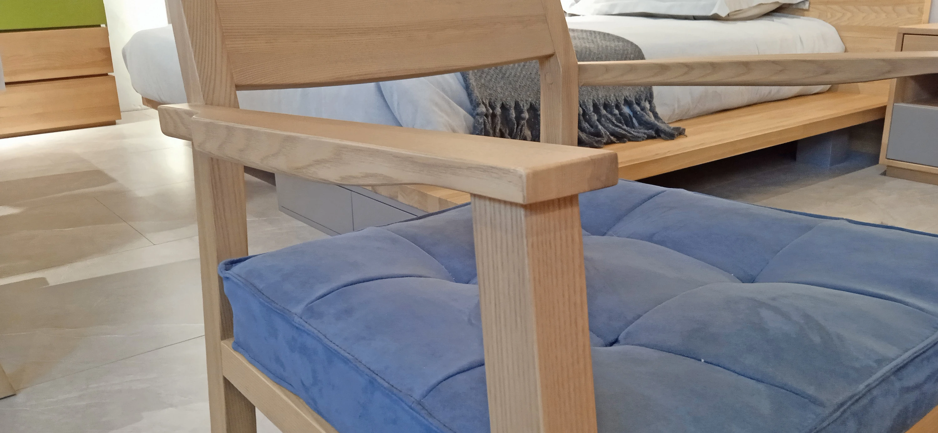 Wooden Chair Accent Armchair with Cushions Modern & Contemporary Lounge Chair for Patio Living Room Study Garden Outdoors