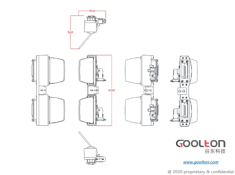 
Monocular Lcos array optical waveguide glasses module 