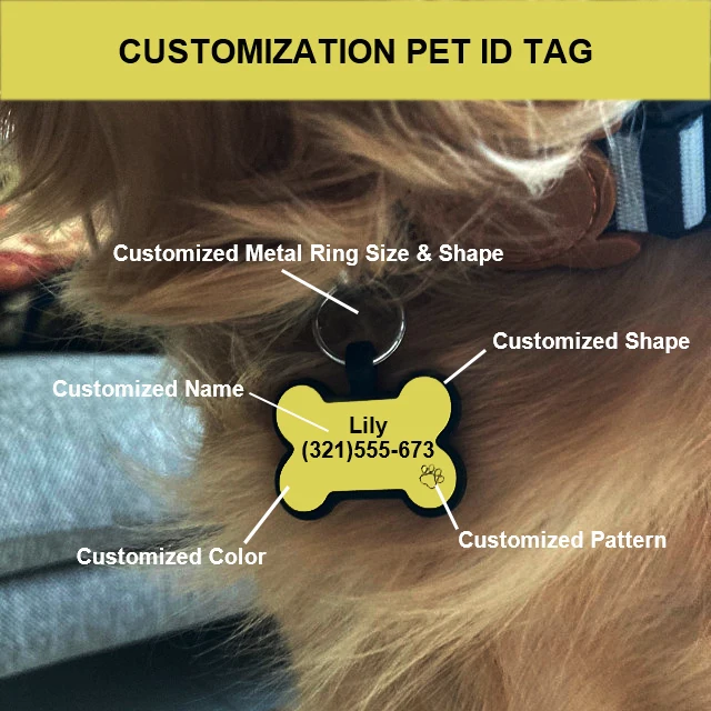 Custom QR Code Silicone Tags Gift for Autisme Almozheimer Pets Silicone Loops with Metal Rings Silicone Promotion Gift