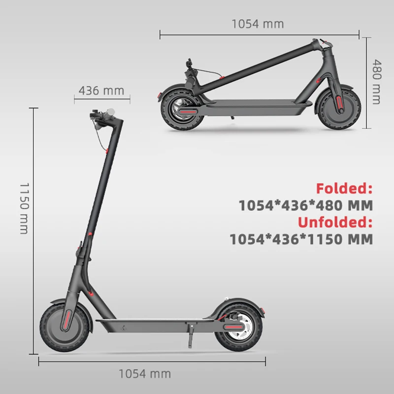 8.5 inch folding scooter electric adults 350w fat tire scooter usa fast electric scooters