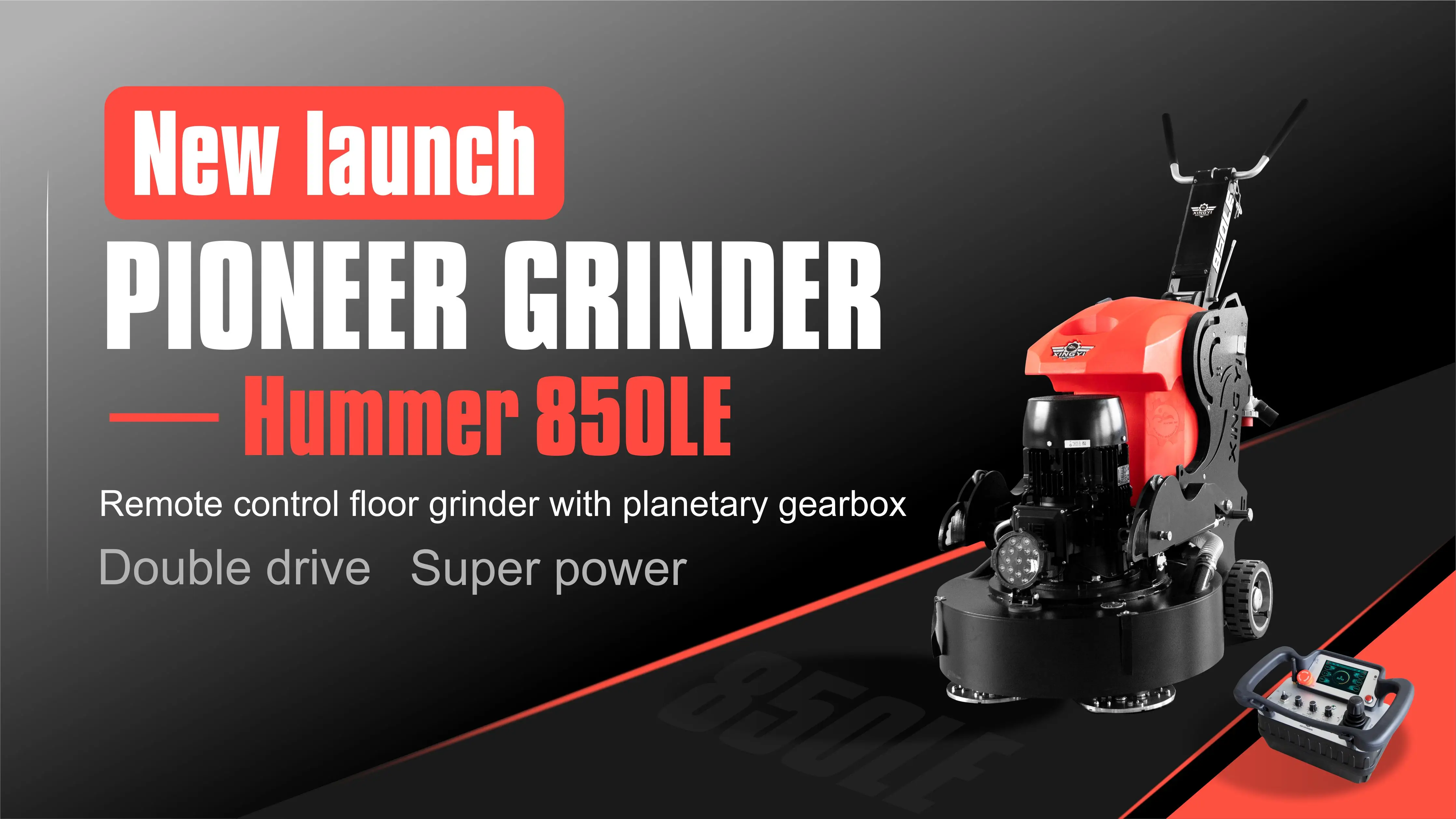 Hot Selling Labor Saving Remote Control Epoxy Removal Concrete Polishing Floor Grinder