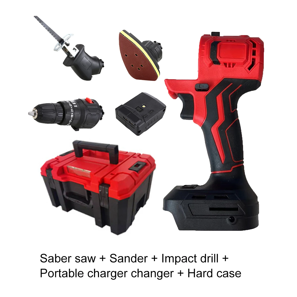 5 IN 1 Juegos set kit herramientas professional multifuncional general de carpinteria Herramientas De Carpinteria Electrica