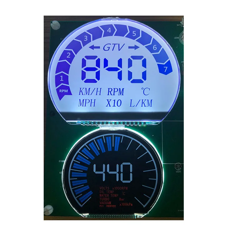 Chinese LCD Supplier Custom 7 Segment LCD Display For Measuring Equipment/speedometer