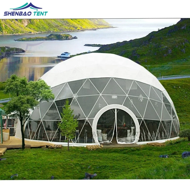 2.8m 3m 2.5m polycarbonate sheet dome plastic polycarbonate small polycarbonate dome house