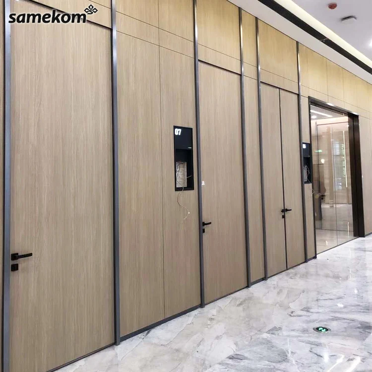 Swing Door HPL Door for Laboratory Pharmaceutical Hospital Aluminum Frame Clean Room Door