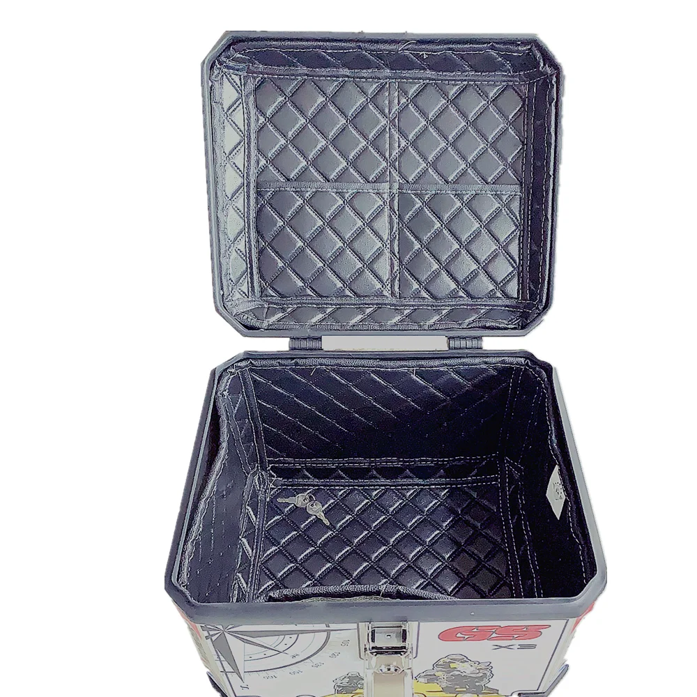 
32L 39L Aluminium Motorcycle Side box Pannier Case 