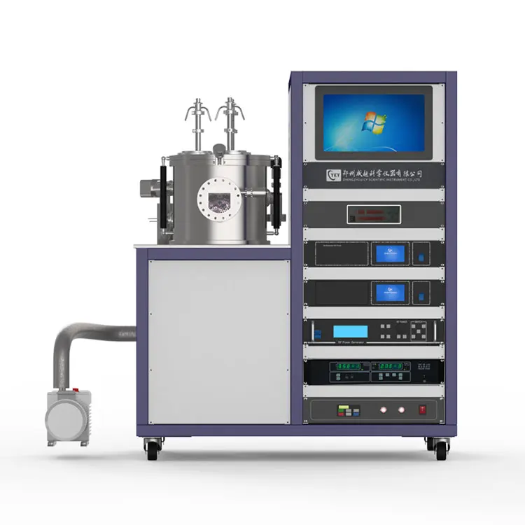 3 target  DC/RF magnetron co-sputter coating equipment for  Fe/Mo multilayer R&D