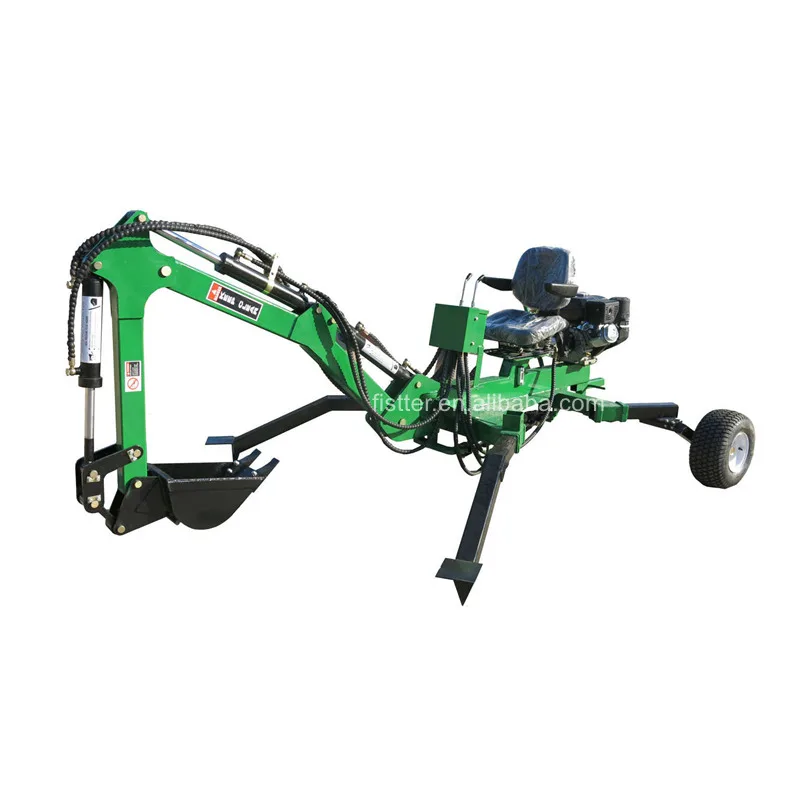 ATV Backhoe Digger Mini Gasoline Excavator For Sale